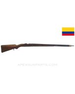 Colombian M1904 Mauser Stock, 43.5", Tiger Striped Wood *Good*