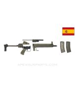 CETME Model LC Parts Kit, w/ Collapsible Stock, Original Populated 12.5" Barrel & Two Magazines, 5.56mm NATO * COMING SOON!! ADD to WISHLIST!!