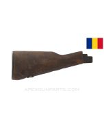Romanian AKM Buttstock, Early Solid Wood, *Fair*