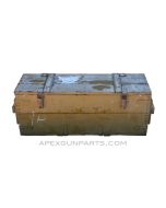 Thompson 1928A1 Wood Storage Crate, T2, OD Green *Fair*, Sold *As Is*
