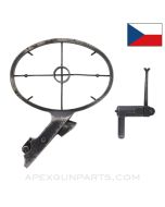 ZB-26/ZB-30 Anti Aircraft Front & Back "Spider" Sight, WWII Issue *Very Good*