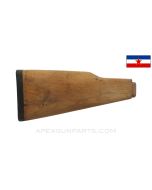 Yugoslavian M70 AK47 Butt Stock, has Water Spots / Stained, w/Butt Pad *Unused*