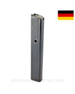 MP34 Magazine, 32rd, 9X19 / 7.65 Luger, Blued Steel, Austria *Fair*  