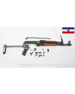 Yugoslavian M64 Underfolder Parts Kit, w/ Original Populated Barrel, Milled, Matching, 7.62x39 *Very Good*
