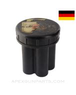 German WWII Flare Cartridge Container, 6 Count, Bakelite *Good*