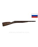 Russian Mosin Nagant M38 Stock, 37", Wood, Cracked, *Fair*