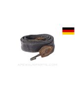 German WWII Paratrooper Fallschirmjäger Bread Bag Strap Helmet Band, Luftwaffe Blue, Original *Very Good*