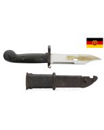 East German AKM Model 59 Bayonet with Steel Scabbard *Good*