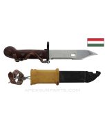 Hungarian AKM Type 1 Bayonet with Steel Scabbard *Very Good*