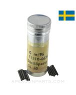 Swedish Mauser Rear Sight Slide Lock Pin, 10 in a tin *NOS*