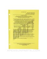 Technical Manual for Machine Gun Mounts & Tripods M3 / M122 / M192 / M142 / M197 / 6650 / MK64 / MK93, Paperback, TM 9-1105-245-13&P