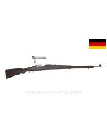 Brazilian 1908 Mauser Parts Kit, Complete, German DWM MFG, w/ Take off Barrel, 29", 7x57mm *Good* 