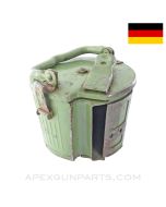 MG-34 / MG-42 / M53 Detachable Drum for 50rd Belts, Gurttrommel, No Dust Cover Assembly, 8mm Mauser *Fair* 
