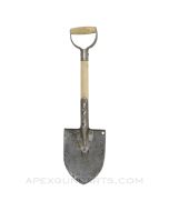 Infantry Shovel, w/ Metal & Wood Handle, Sanded Wood, *Good*