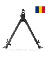Romanian RPK Adjustable Bipod Assembly, Complete, Type 1 Collar, *Refinished*