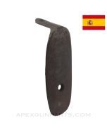 Spanish M1916 Mauser Buttplate, Curved Profile, Blued, *Good*