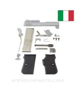 Tanfoglio Titan Pistol Parts Kit, Chrome, Black Grips, w/ Magazine, 7rd, Cal. .25 *Good*