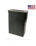 US .50 Cal. Ammo Can, Steel, Green, 11"x5.5"x16" *Good*