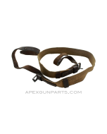 PPSh-41 / PPS-43 Sling, Canvas with Leather Ends, *Fair*, Sold *As Is*