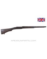 P14 Enfield Rifle Stock, 42", Partially Stripped, w/ Volley Sight Cut, Depot Repaired, Wood, *Good* 