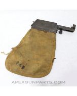 BREN Gun Spent Brass Catcher, Metal Frame, Canvas Bag *Good*