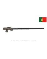 Madsen LMG Barrel, 23.25", w/ Barrel Extension Assembly & Bolt, Late w/ Partial Length Cooling Fins, Portuguese, 7.92x57, *Good* 