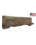 1918A2 BAR Buttstock, 1943-1945 Dated, Firestone Marked, Brown Fibreglass w/ Monopod Hole, Stripped *Fair* 