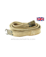 Lee-Enfield Web Sling, Khaki Tan Canvas, Original *Good*