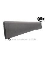 Colt AR-15 / M16A2 Buttstock w/Buttplate Assembly & Sling Swivel, Dark Gray Polymer *NEW*