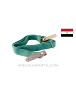 Egyptian Rifle Sling, 49.5", Green Canvas *NOS*