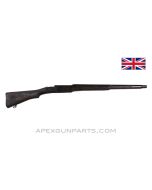 P14 Enfield Rifle Stock, 42", Partially Stripped, No Volley Sight Cut, Ground Sight Plate, Wood, *Good*  