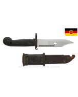East German Model 59 AKM Bayonet with Steel Scabbard *Fair*