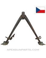 ZB26 Bipod, No Mounting Screw, Brass / Steel Feet *Good*