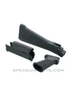Romanian AK Stock Set, Complete, Polymer, Black *NOS* 