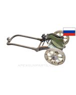 Russian 1910 Maxim Sokolov Wheeled Carriage Mount Assembly, No Shield or Mount Pin *Fair* 