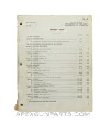 Artillery Survey Field Manual, Paperback, Missing Cover, FM 6-2, August 1961 *Good*
