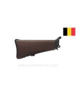 FN Model D Buttstock Assembly, w/ Buffer Mechanism and Butt Plate, Type 1, Wood *Good* 