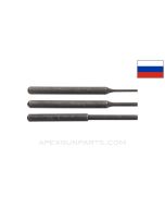 Russian M1910 Maxim Armorer Punch Set, 3 Pieces, *NOS*
