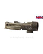British Hotchkiss M1909 "Portative" LMG Bolt Assembly w/Fermature Nut, Complete, .303BR *Good*