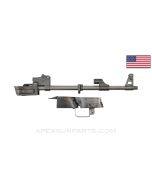 C39V2 AK Populated Barrel, w/ Receiver Sections, 16.5", Unfinished, US Made 7.62x39, *Good*