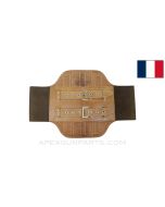 French Poussard Military Motorcycle Belt, Kidney Belt, Leather *Excellent*