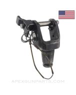 M249 & M240 Pintle for M122A1 Tripod & M197 Mount, w/ Pin *Very Good* 