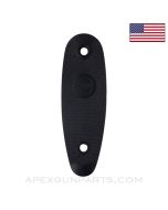Remington Model 510 / 512 / 514 / 550 Rifle Buttplate, Black Polymer, *New Manufactured*