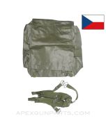 Czech Model 85 Rucksack w/ Pack Straps, Water Resistant Green Vinyl *Very Good*