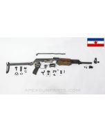 Yugoslavian M72AB1 (RPK) Parts Kit, w/ Balkan Conflict Handguard Set, No Detachable Bipod, 7.62x39 *Good*