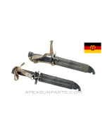 East German AK-74 Bayonet and Scabbard, Type 3, *Fair*