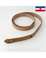 Yugoslavian Mauser M24 Series Rifle Sling, Leather *NOS* 