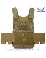 APEX “Kaffarov” Slick Plate Carrier Set, Exclusive East German V2 Strichtarn Camo *NEW* by Parashooter Gear