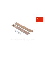 Chinese SKS Sling Tab with Button, Set of 2 *NOS*
