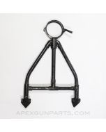British Lewis Gun Field Mount Bipod, Early Style, New Made, Black Painted Steel *Unused / Shopworn / Good*